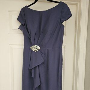 Mother of bride/Bridesmaid/Cocktail Dress Purple